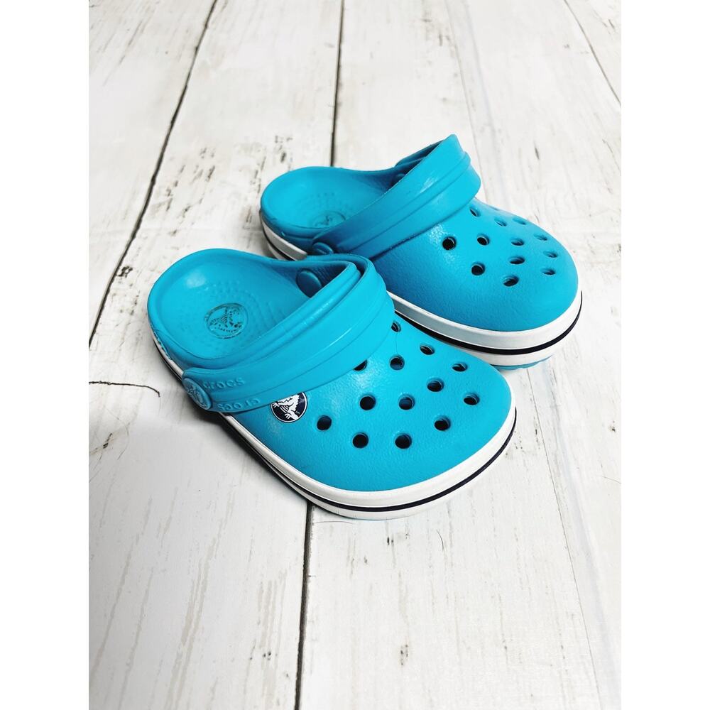 Crocs Turquoise Blue Toddler Size 4/5